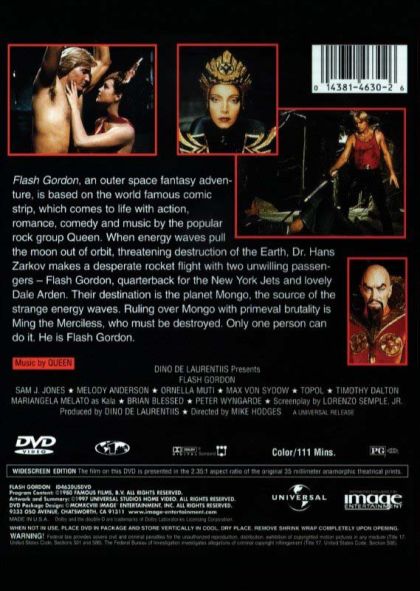 Flash Gordon (1980) Silver Anniversary Edition - DVD