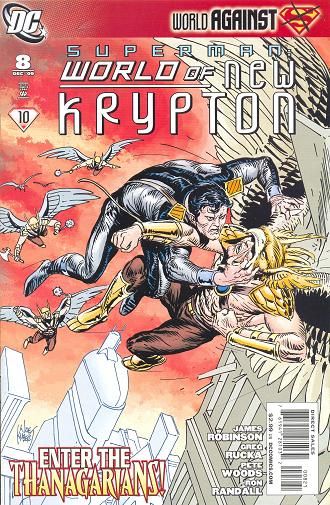 Superman: World of New Krypton #8B Joe Kubert Variant Cover
