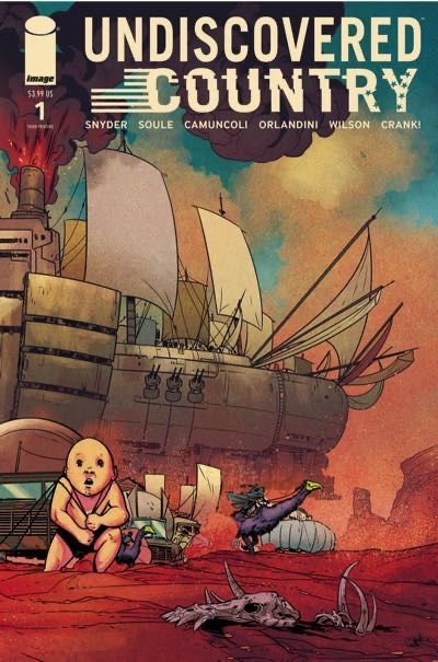 Undiscovered Country #1AC 3rd Printing Giuseppe Camuncoli Third Printing Variant Cover