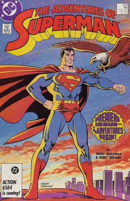 The Adventures of Superman #424A Direct Edition