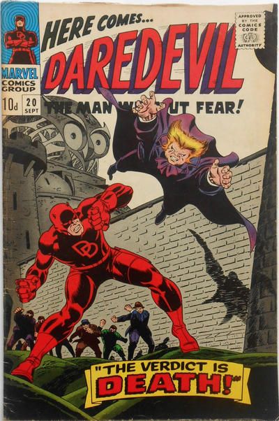 Daredevil, Vol. 1 #20B UK Price Variant