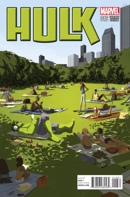 Hulk, Vol. 2 #16C NYC Variant Cover