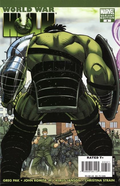 World War Hulk #3B Variant Cover