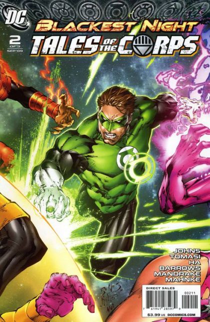 Blackest Night: Tales of the Corps #2A Ed Benes Regular