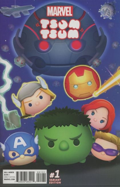 Marvel Tsum Tsum #1C Variant Marvel Tsum Tsum 1 Classified Connecting Cover