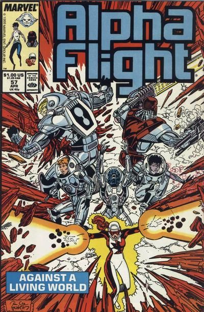 Alpha Flight, Vol. 1 #57 Jim Lee Regular Cover
