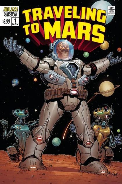 Traveling To Mars #1D Brent McKee Captain Marvel Homage Variant