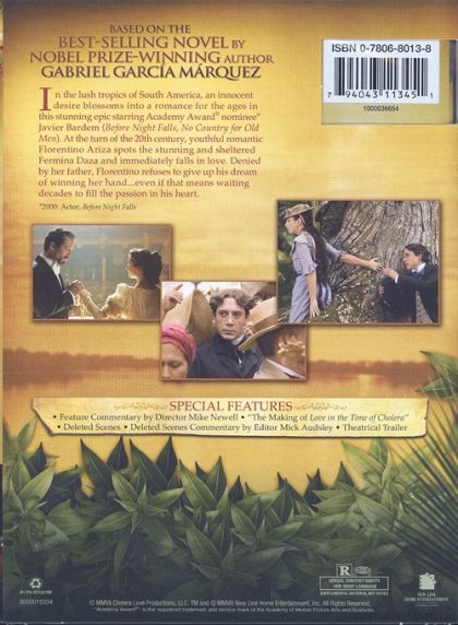 Love in the Time of Cholera (2007) - DVD