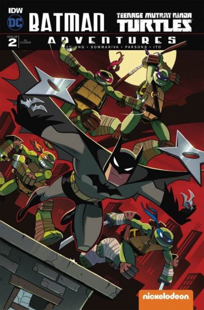 Batman / Teenage Mutant Ninja Turtles Adventures #2D Incentive Chad Thomas Variant Cover