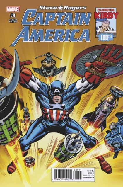 Captain America: Steve Rogers #9B Incentive Jack Kirby 100th Anniversary Variant Cover