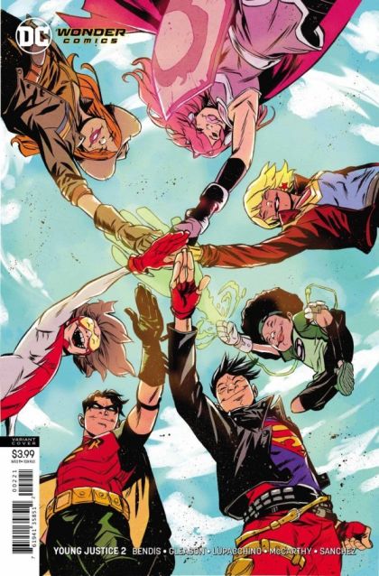 Young Justice, Vol. 3 #2B Variant Sanford Greene Cover