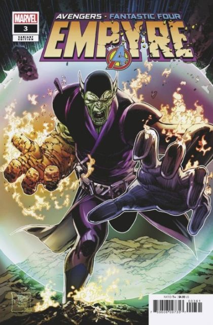 Empyre #3F Variant Tony S Daniel Kree Skrull Cover