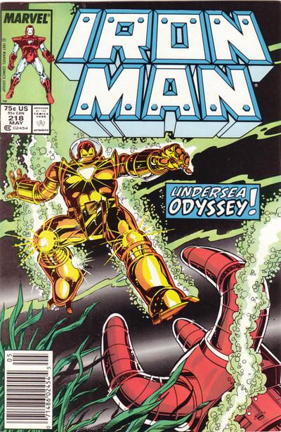Iron Man, Vol. 1 #218B Newsstand Edition