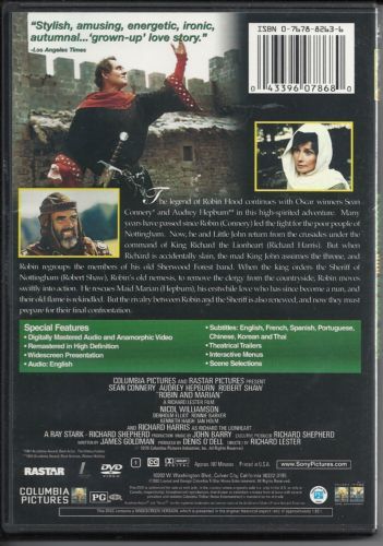 Robin and Marian (1976) - DVD