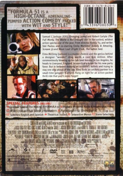 Formula 51 (2001) - DVD