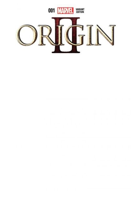 Origin II #1B Blank Variant Cover