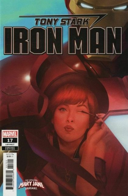 Tony Stark: Iron Man #17B Variant Rahzzah Mary Jane Cover