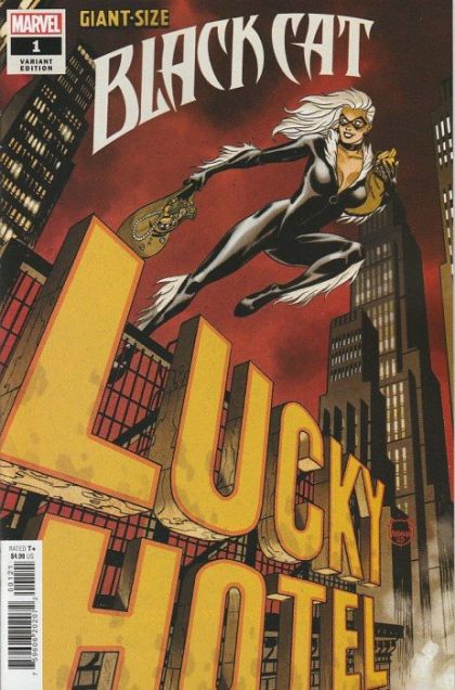 Giant-Size Black Cat: Infinity Score #1B Dave Johnson Variant