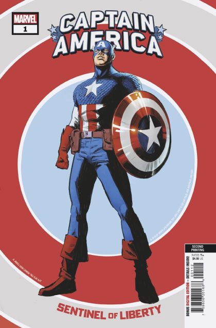 Captain America: Sentinel of Liberty, Vol. 2 #1H 2nd Printing Carmen Nunez Carnero
