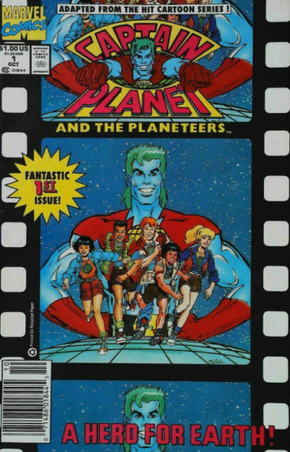 Captain Planet and the Planeteers #1B Newsstand Edition