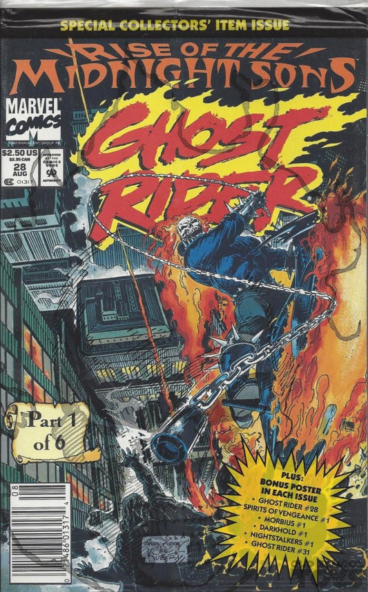 Ghost Rider #28 Polybagged Newsstand Variant