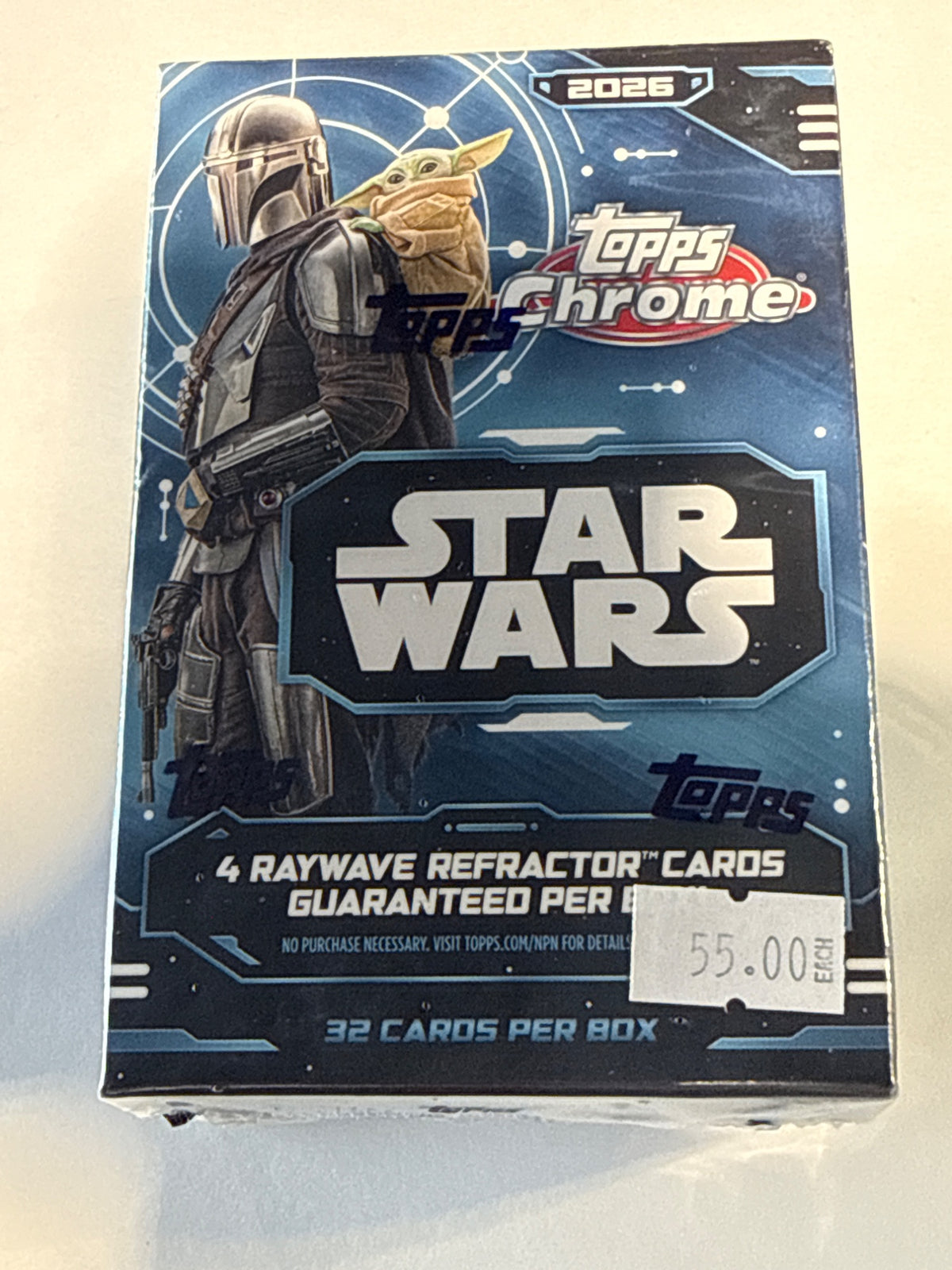 Star Wars topps - front