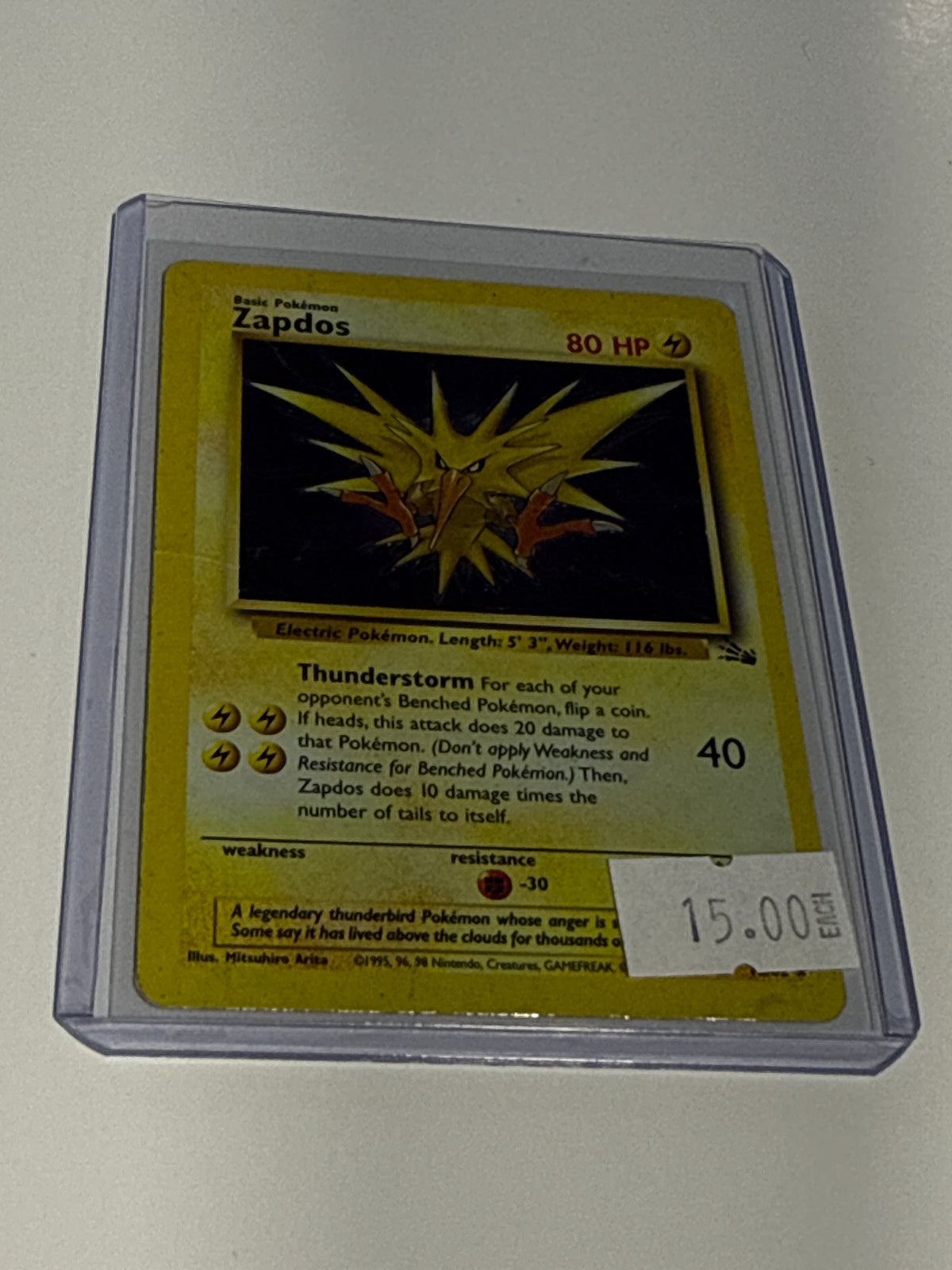 Zapdos - front