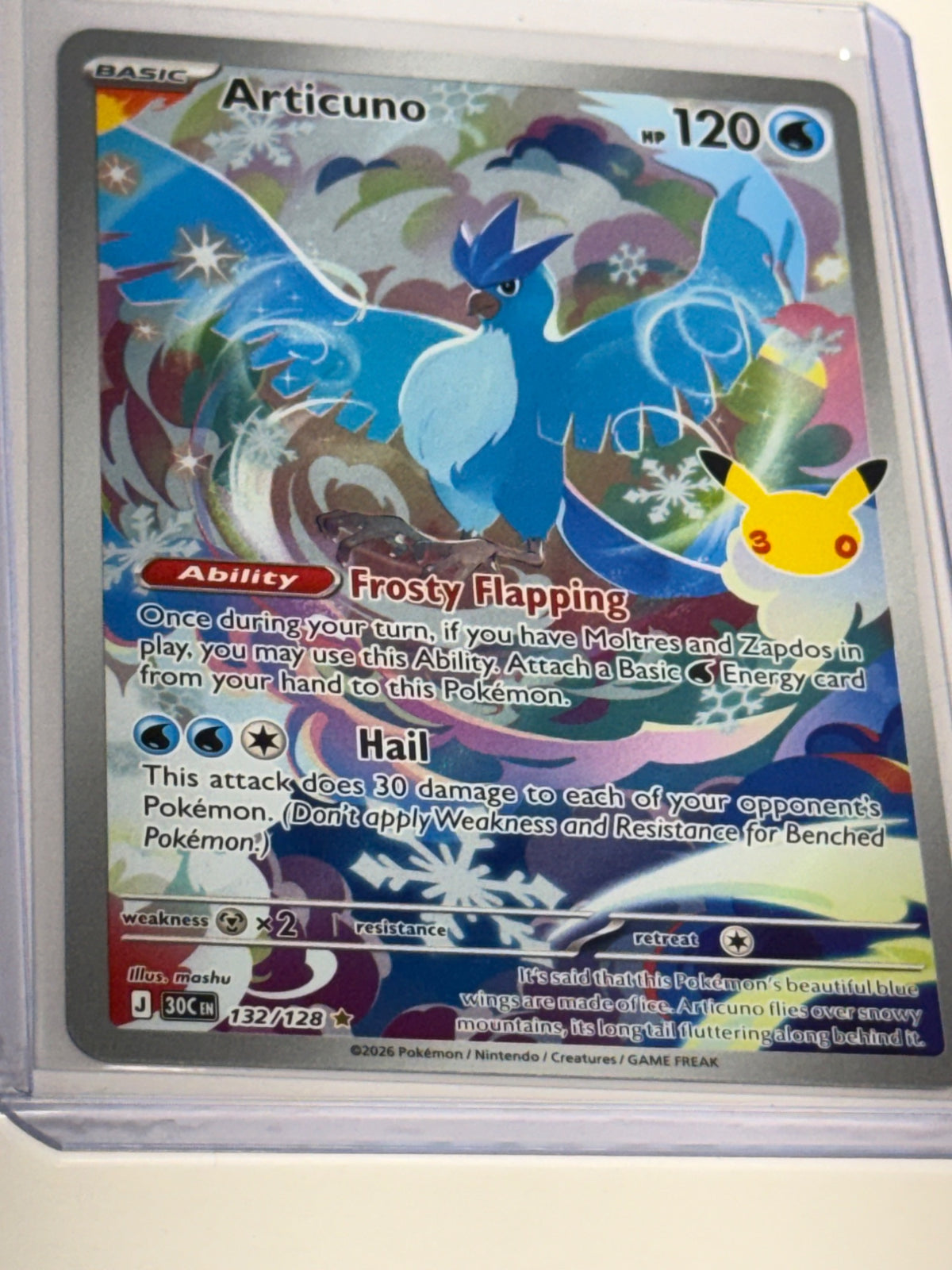 30th celebrations articuno  - front