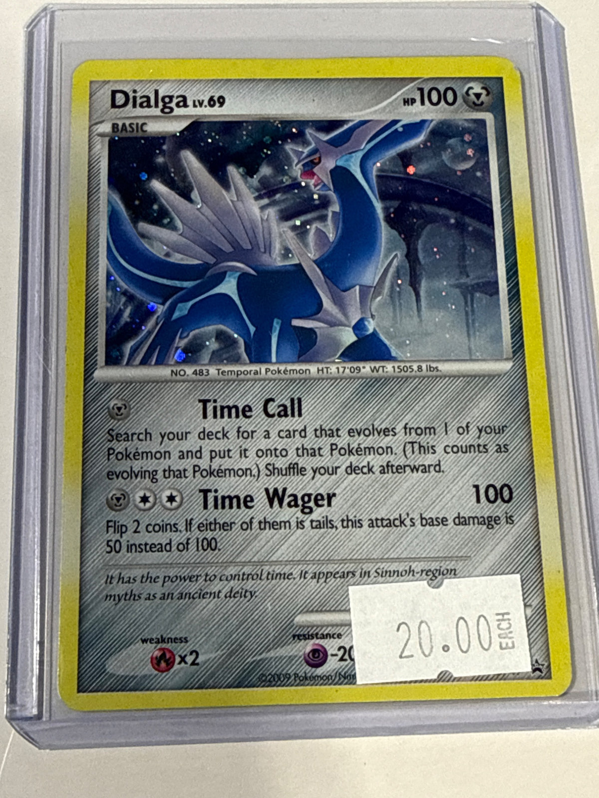 Dialga - front