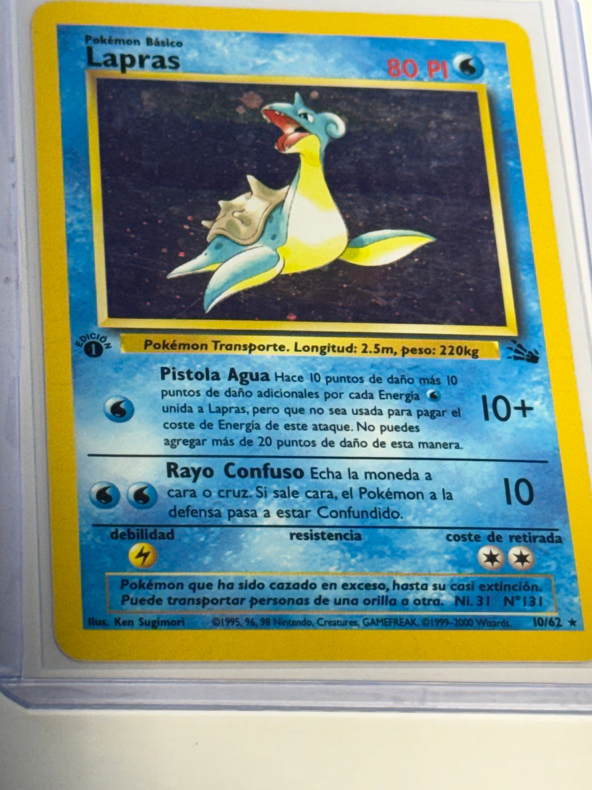 Lapras fossil French  - front
