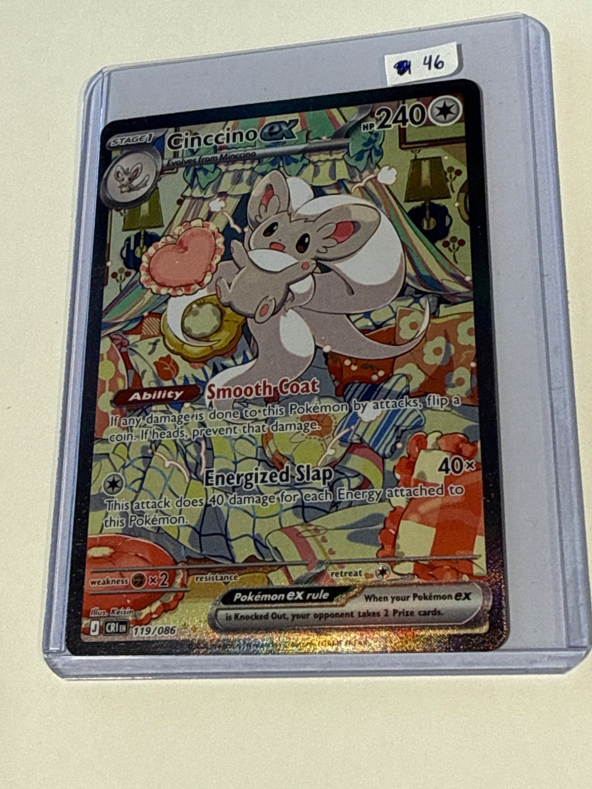 Cinccino ex - front