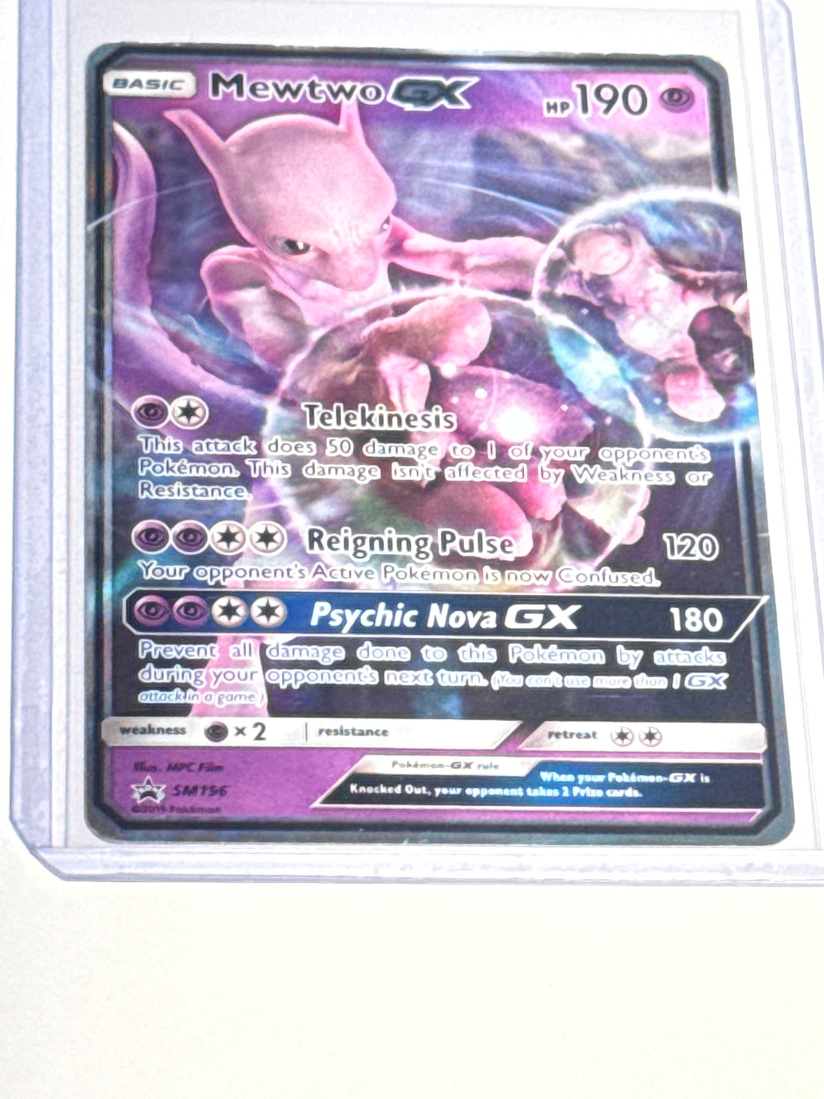 Mewtwo gx - front