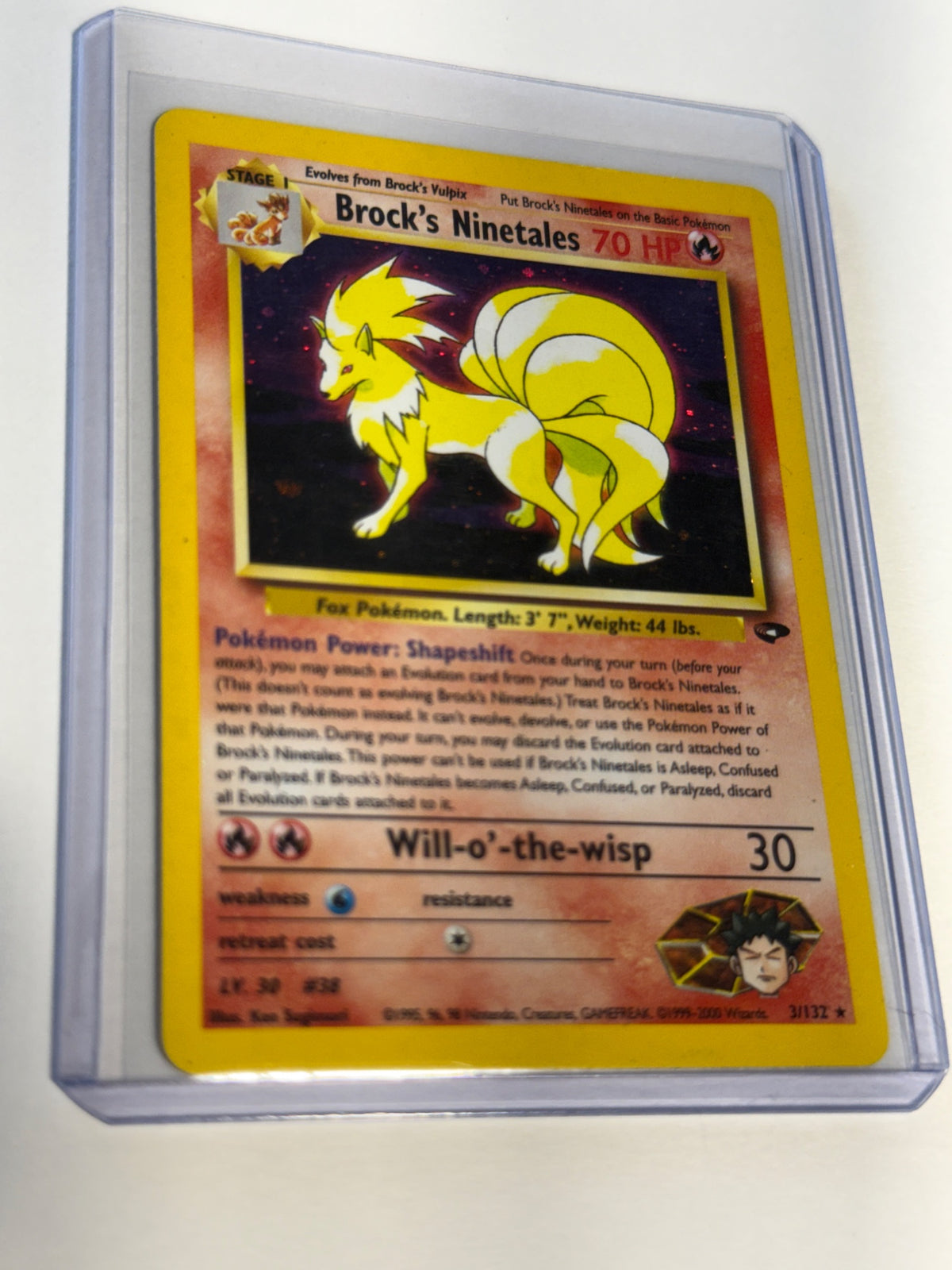 Brock’s ninetales  - front