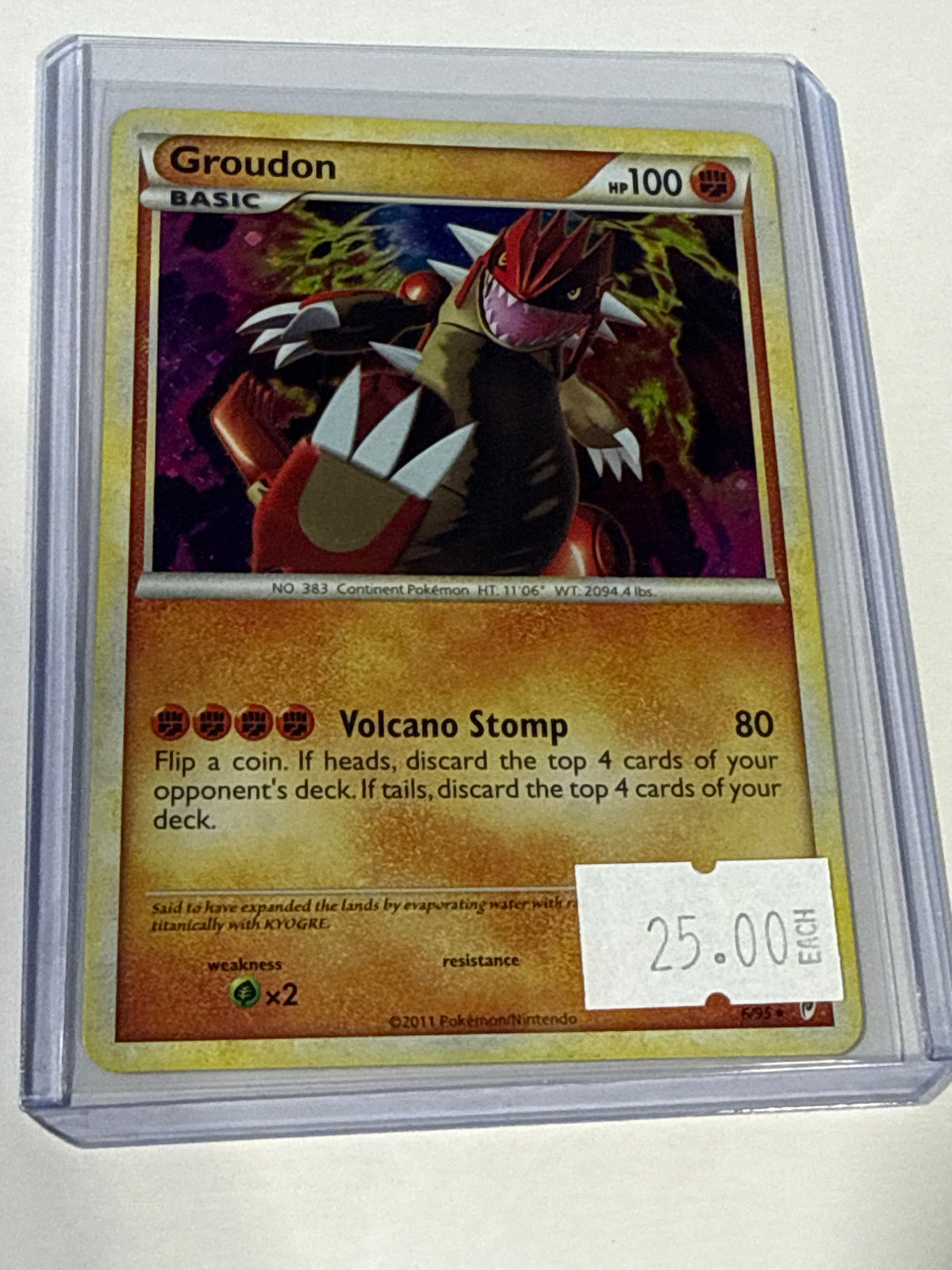 Groudon - front