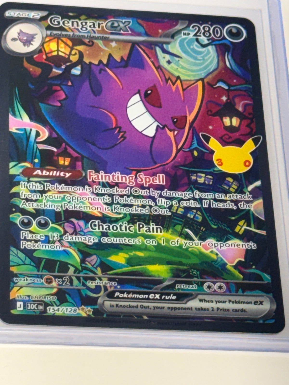30th celebrations gengar  - front