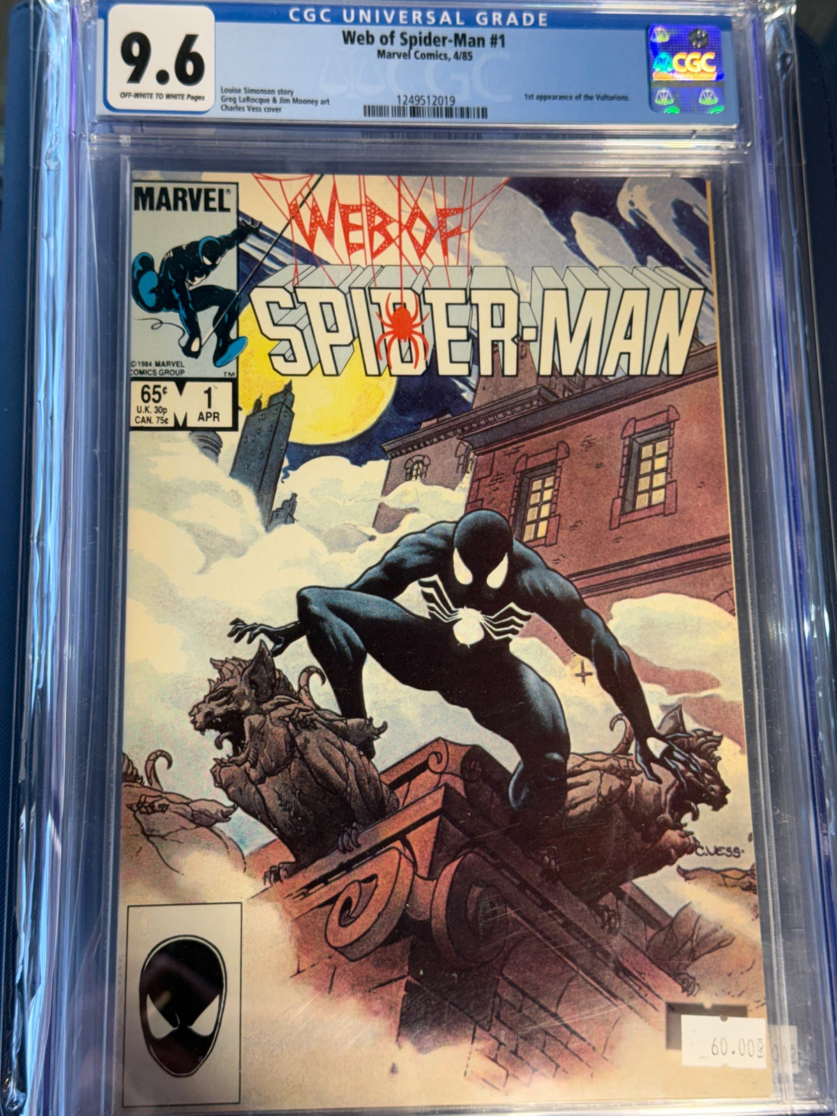 Web of spider man #1 - front