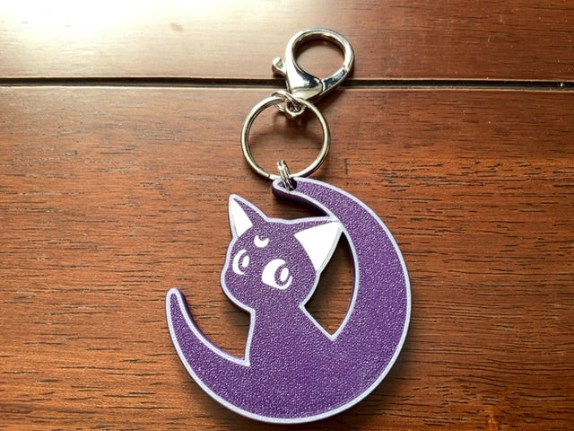 Luna Sailor Moon 3D Print - Lobster Clasp