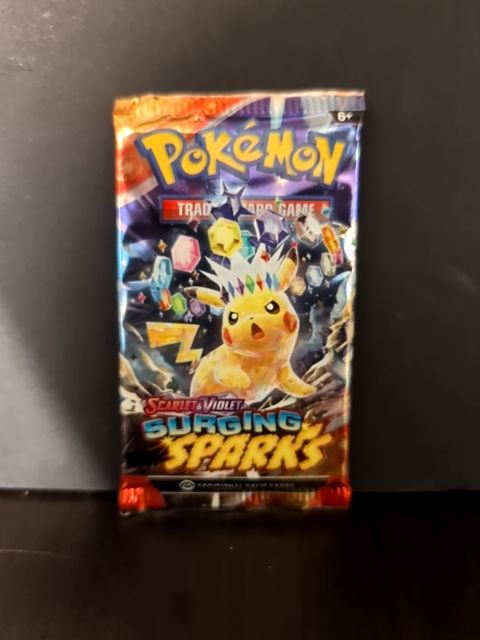Pokemon Surging Sparks Booster Pack - 10 Cards / Pack - Random Art - SEALED