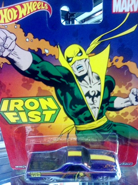 Hot wheels iron fist car