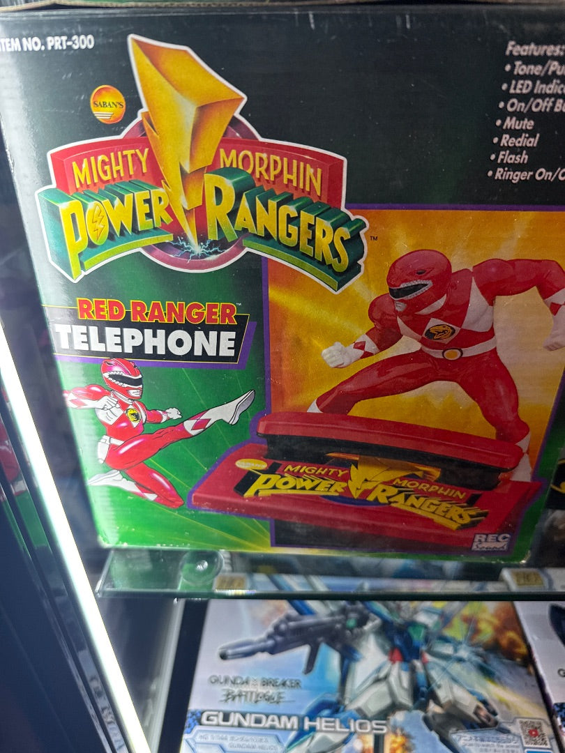 Mighty Morphin, Power Rangers red Ranger telephone