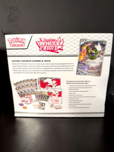 Pokemon TCG SV10.5 White Flare Pokemon Center ETB Elite Trainer Box Sealed!