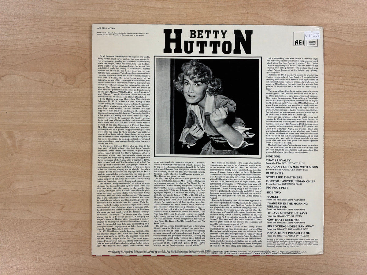 Betty Hutton - The Blonde Bombshell