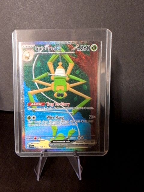 Spidops ex - 243/198 Special Illustration Rare Scarlet & Violet Base Holo