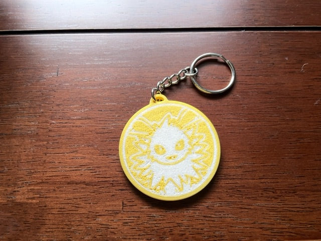 Jolteon Pokemon 3D Print - Keyring with Chain