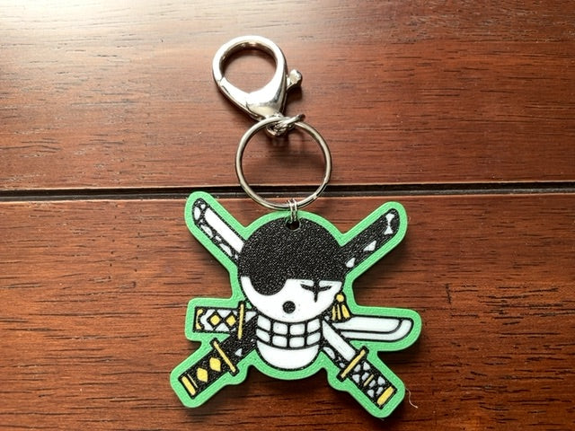 Zoro One Piece 3D Print - Lobster Clasp