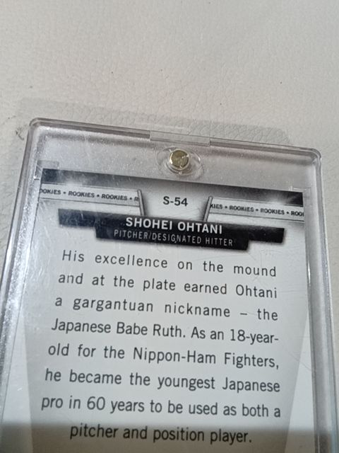 2018 Topps shohei ohtani