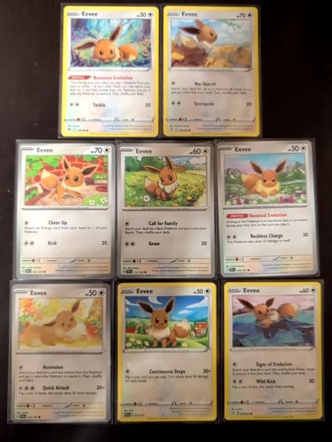 Eevee Assorted Commons