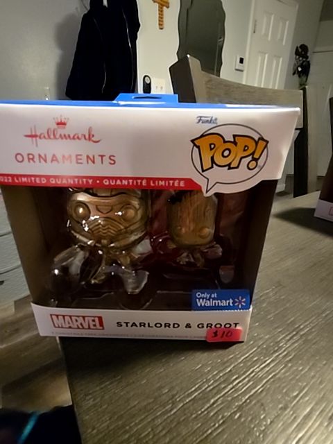 STARLORD & GROOT ORNAMENTS (CHASE)
