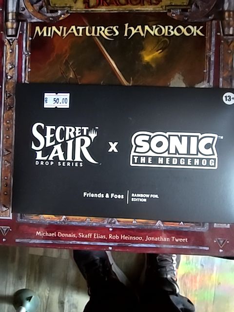 Secret layer sonic the hedgehog foil