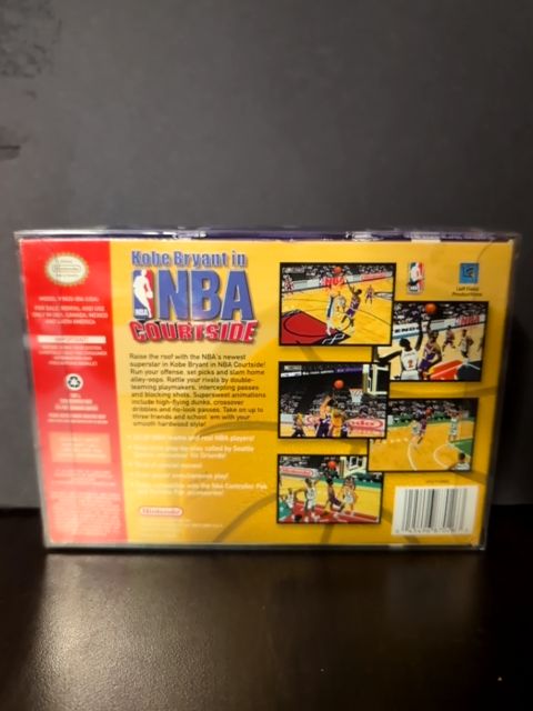 Kobe Bryant NBA Courtside Nintendo 64 Complete in Box